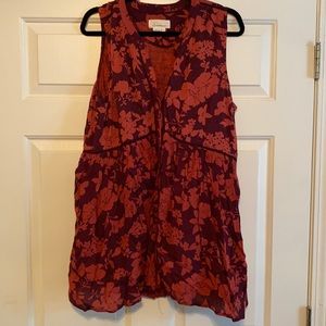 Excellent Condition Anthropologie Tunic Tank